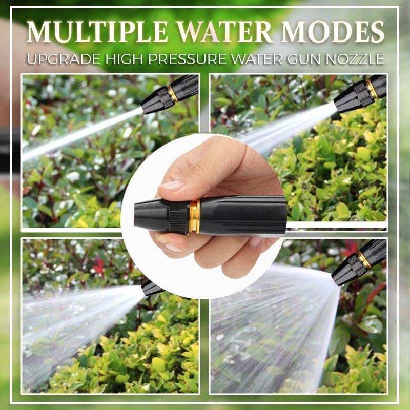 Portable High Pressure Washing Water Gun (Black)